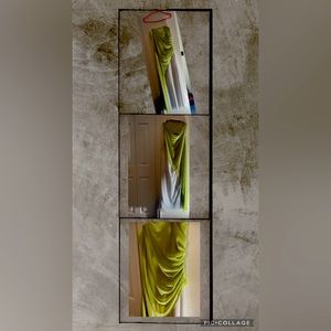 B. Smart Lime Green and white Gown